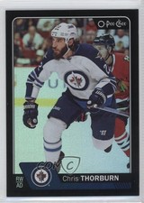 2016-17 O-Pee-Chee Black Rainbow Foil 63/100 Chris Thorburn #277 0f2
