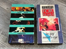 TEARS For FEARS Going to California & In My Minds Eye VHS Lot Of 2