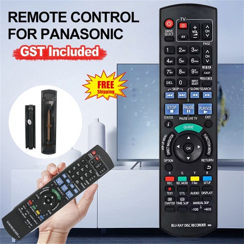 TCNOUMT N2QAYB001113 Mando A Distancia Adecuado Para Panasonic Disc Recorder TV DMR-BST730 DMR-BST735 DMR-BCT760 DMR-BCT760EG DMR-BCT820 DMR-BWT640 DMR-BST765 N2QAYB001113 Repuesto Control