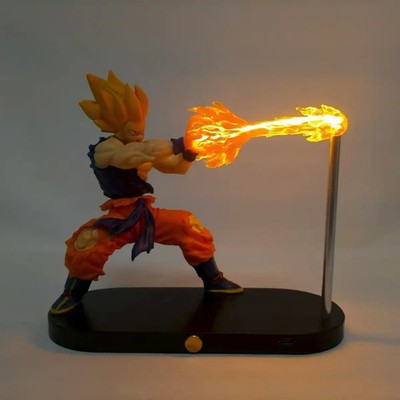 Dragon Ball Z Goku Kamehameha Touchs Night Light - Levitating Desk Lamp