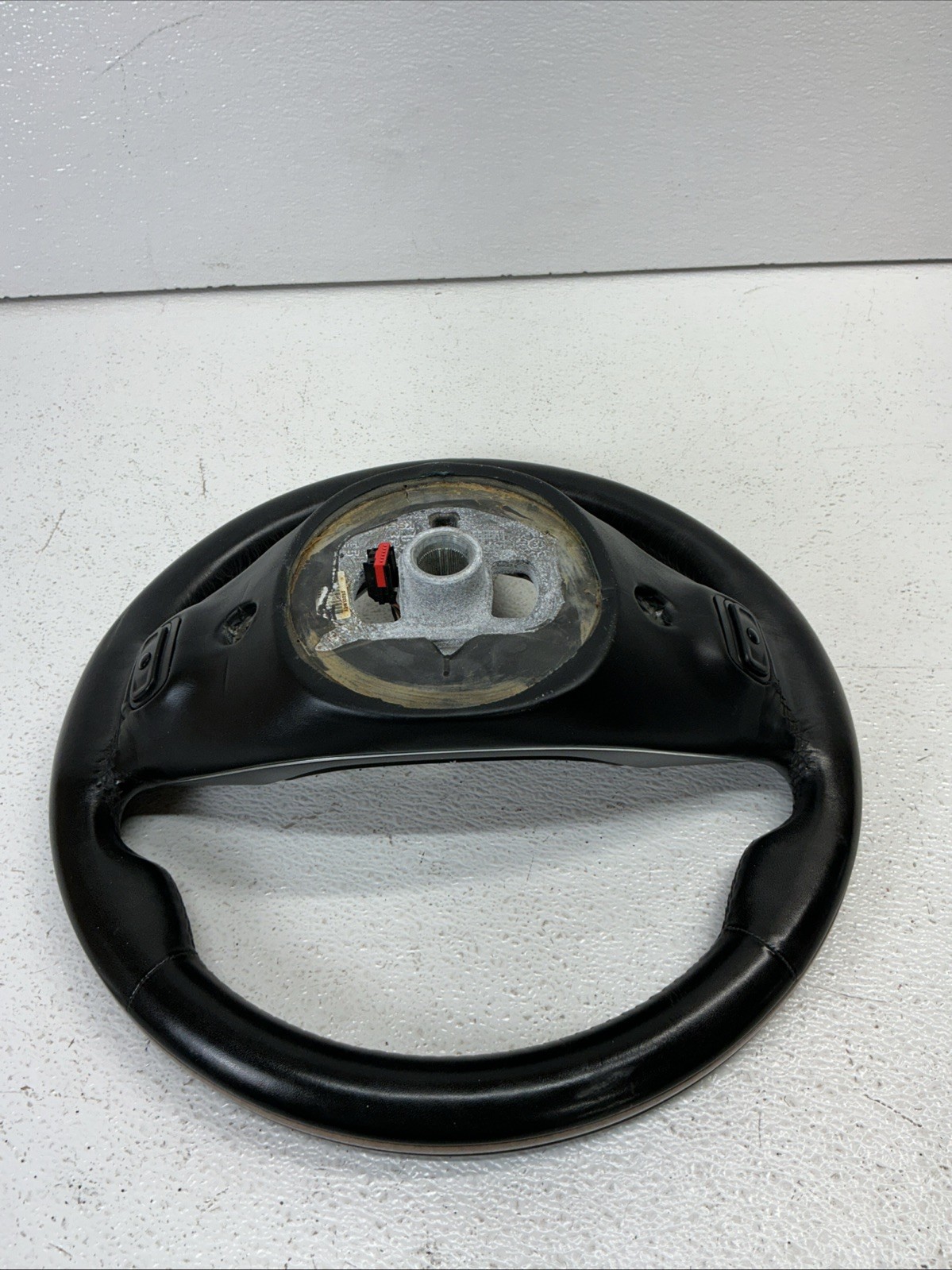14-17 Maserati Ghibli Quattroporte Steering Wheel Black Leather 6700116660 OEM