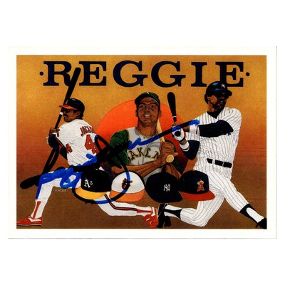 Reggie Jackson New York Yankees Autographed Signed 1990 Upper Deck (JSA COA
