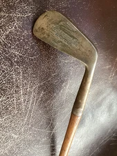 Antique Hickory Wood Shaft Carnoustie By Wilson Mid Iron D3, 22* Golf Club