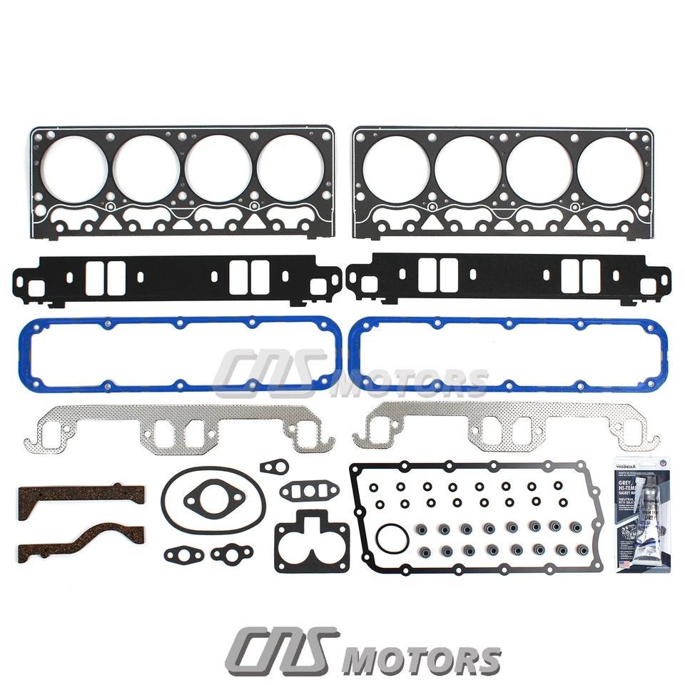 Head Gasket Set For 92-97 Jeep Grand Cherokee Chrysler Dakota 5.2L V8 OHV VIN Foto 2 de 2
