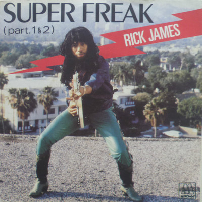 7'' FRENCH PRESS 1981 RARE VG++ ! RICK JAMES Super Freak