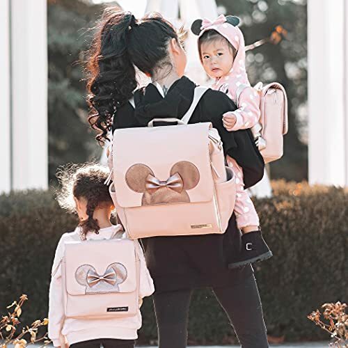 Pink Minnie Mouse Mini Me Boxy Diaper 