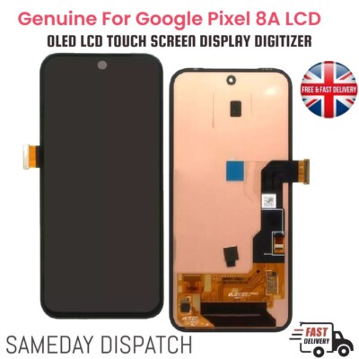 Für Google Pixel 8a GKV4X LCD Bildschirm Display Touch Digitizer Baugruppe schwarz UK