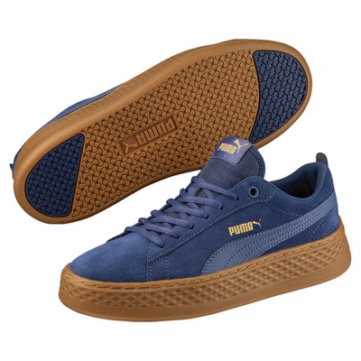 sneaker plateau blau