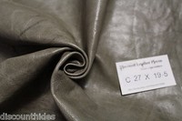 Med Scrap Cowhide: Stormy Grey. Large Grain., High Sheen. Appx 8 Sqft C27x19-5 Med Scrap Cowhide: Stormy Grey. Large Grain., High Sheen. Appx 8 Sqft C27x19-5