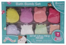 NEW Squishmallows 2022 Set Of 8 Bath Bombs Charms Included-Costco-NIB