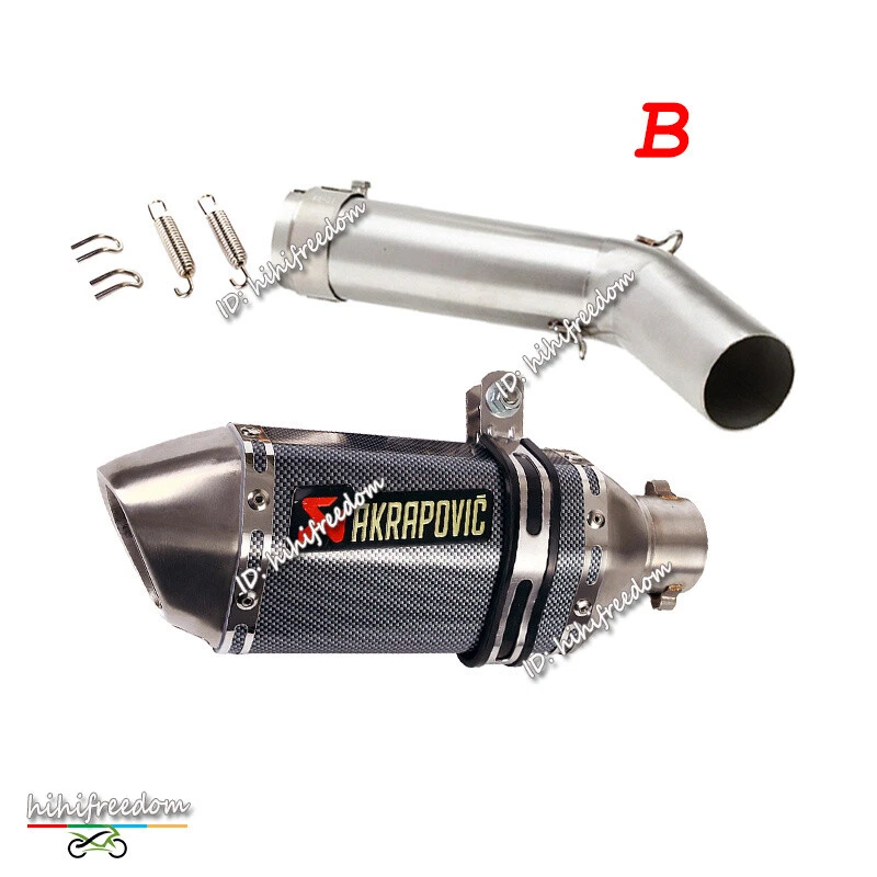 Silenciador de tubo de escape de enlace medio deslizable de 2"" para Suzuki GSXR600 GSX-R 750 2006-2007 Foto 4 de 4