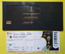 FIFA World Cup 2018 Match 25 Brazil Costa Rica Hospitality Ticket & Case