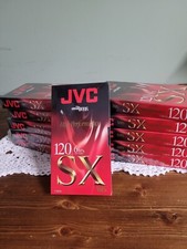 JVC T-120 SX 6-Hour High Performance Blank Video VHS Tapes NEW SEALED Lot of 11