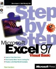 Microsoft EXCEL 97/ Visual Basic Step-by-Step Book  Disk Jacobson, Reed Office