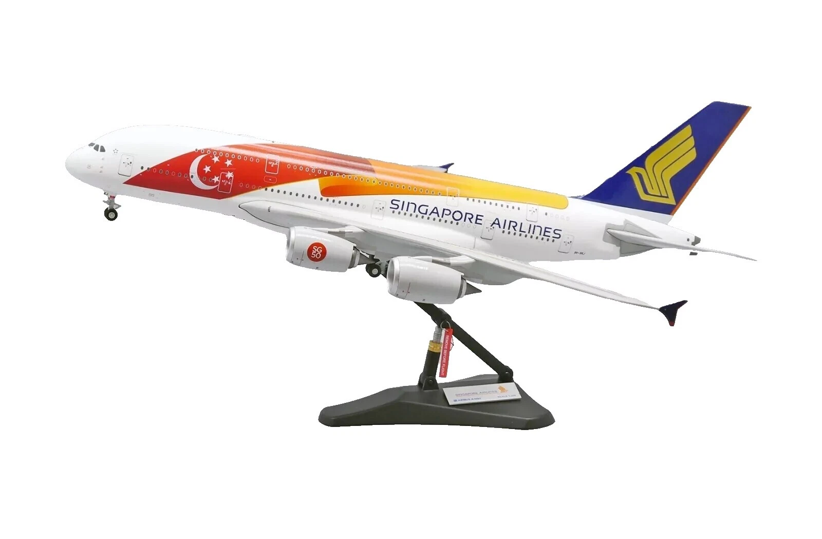 Airbus A380 Diecast Aircraft & Spacecraft 1:200 Scale with Stand