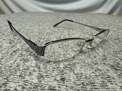 Valerie Spencer Eyeglasses Frame VS9176 Tiger Print 48-16-135 Half Rim