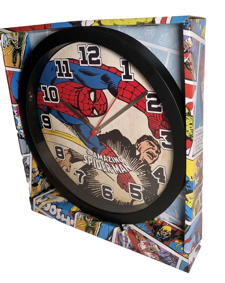 The Amazing Spider-Man Wall Clock Marvel Battery Operated Analog - Image 3 of 4