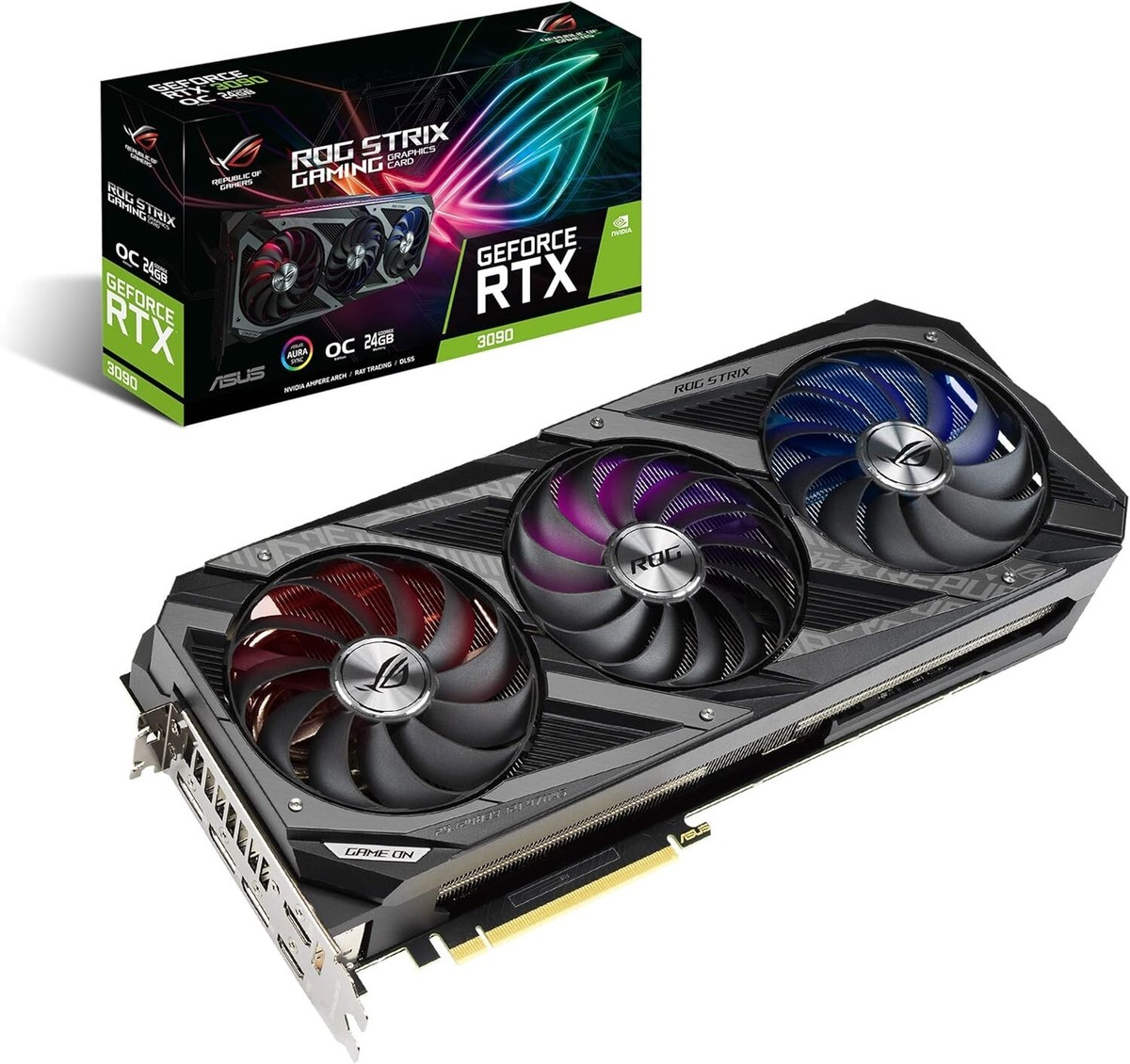 ASUS GeForce RTX 3090 24GB ROG (中古美品) ASUS GeForce RTX 3090 24GB ROG (中古美品) - メルカリ