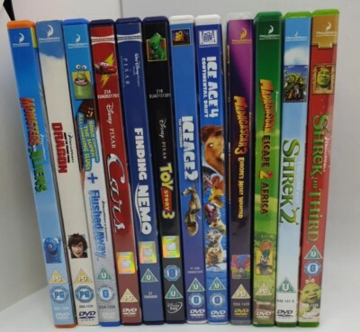 Children's Kids DVD Bundle/Joblot,Disney & DreamWorks Finding Nemo