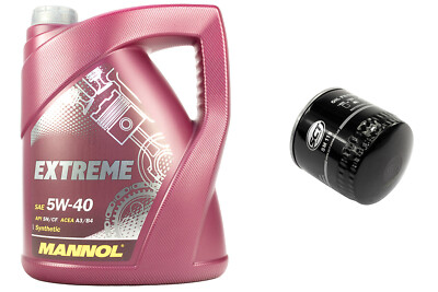 Service Motoröl Set 5W30 5 Liter + Ölfilter SM111 Online Kaufen, 34,95
