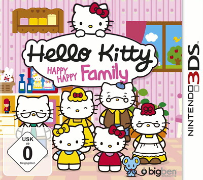 Hello Kitty: Happy Happy Family (Nintendo 3DS, 2015) SEHR GUT