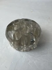 Vintage Floral Frog 11 Hole Arrange Florals Display **crack