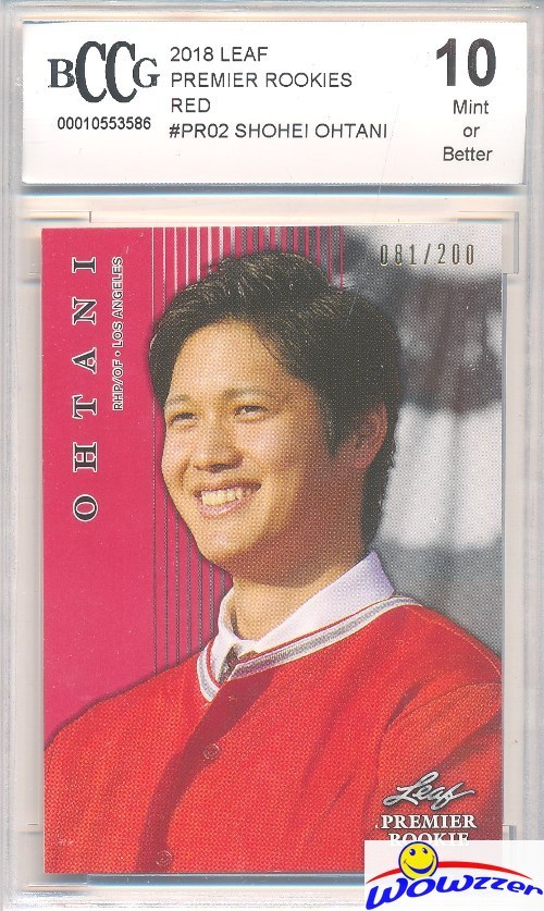 大谷翔平 購入 2018 LEAF Premier Rookies 200シリ 大谷翔平 2018 LEAF