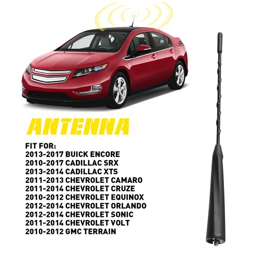 2Set Antenna Mast for 10-2017 Chevrolet Equinox Cruze Volt Cadillac Cadillac 257 - Picture 14 of 20