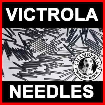 NEW 50 LOUD Toned VICTOR Victrola NEEDLES for Antique Phonograph Gramophones