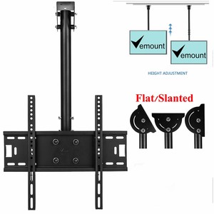 30 63 Flat Ceiling Tv Plasma Stands Mounts Bracket Tilt Swivel