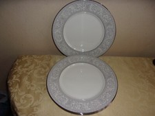 Franciscan China - Masterpiece Platinum Renaissance - 4 Dinner Plates - MINT
