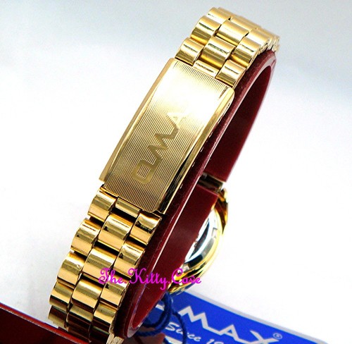 Diseñador Clásico Suizo OMAX Seiko Movt Lujo Chapado De Oro Cristal Reloj WP3900 - Imagen 11 de 12