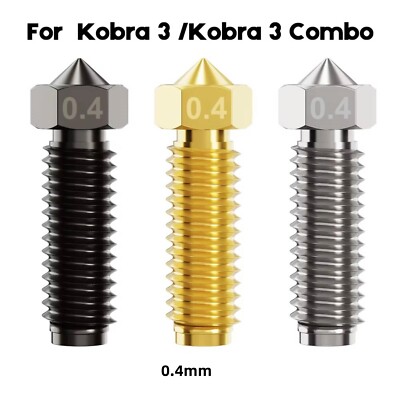 1-5Pcs 0.4mm Düse für Anycubic Kobra 3 Volcano 3D Drucker Upgraded Teile Zubehör