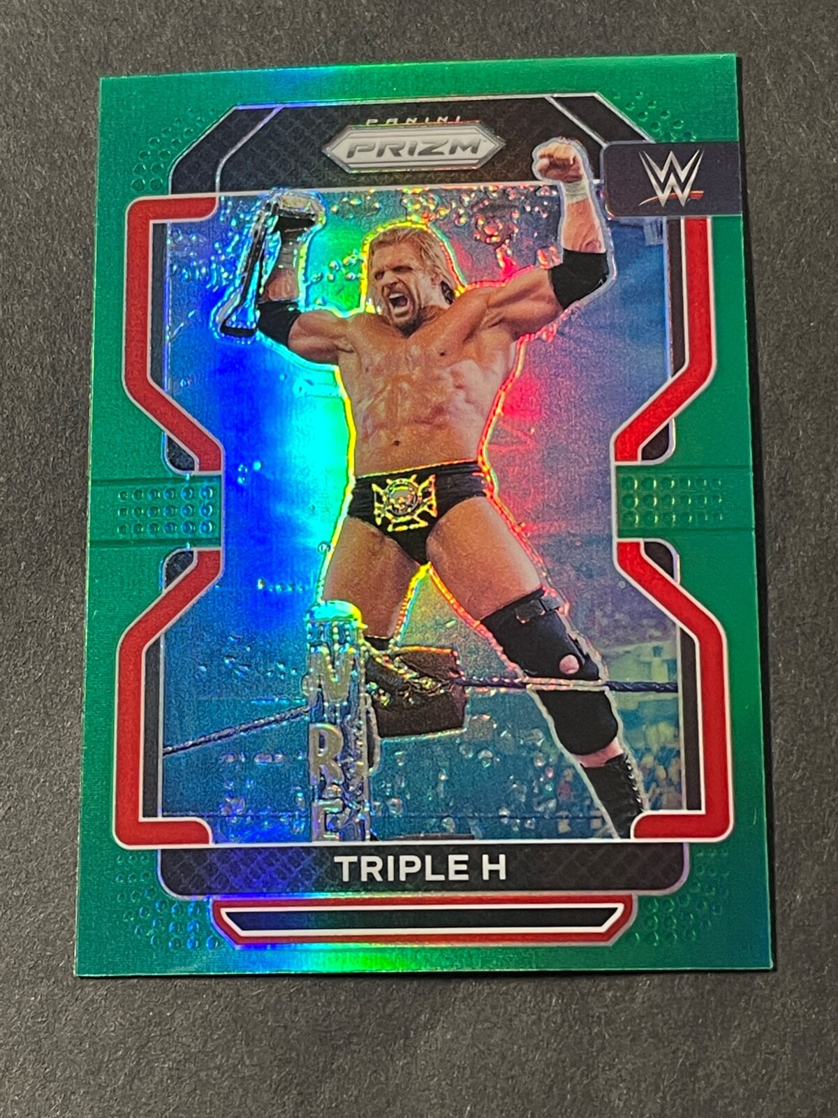 2022 Panini Prizm WWE Green Prizm Triple H #194