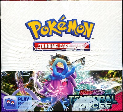 6x SV Temporal Forces SEALED Booster Box (CASE of AUTHENTIC Pokemon Cards)  | eBay