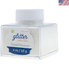Compact Non-Toxic Stackable Glitter Jar - 2 Ounce Extra Fine Craft Essential