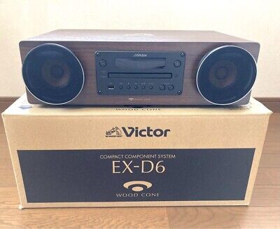 Victor+EX-D6+WOOD+CONE+Series+All+In+One+System+CD+Player+AC100V+