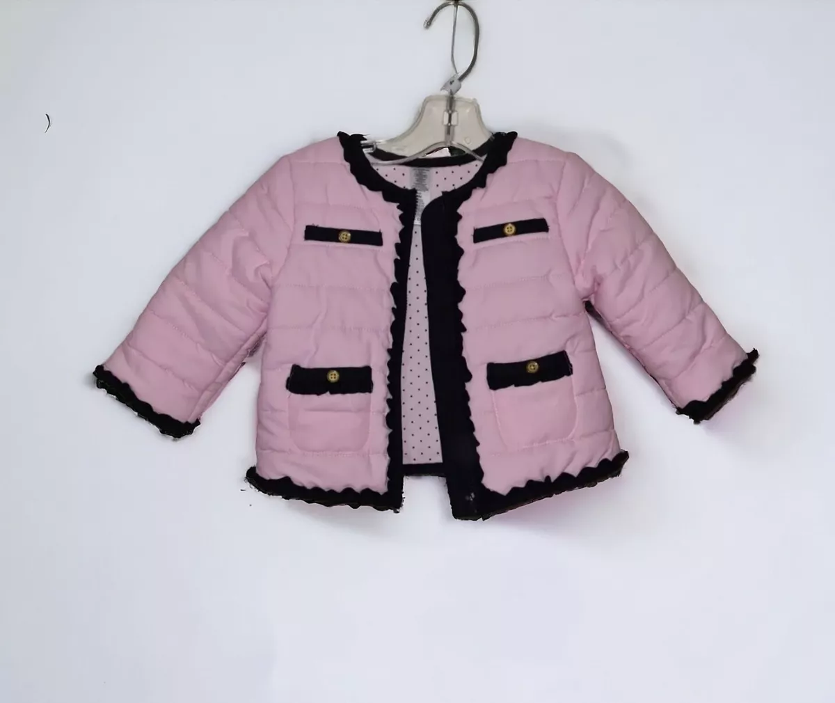 Little me top pink coat