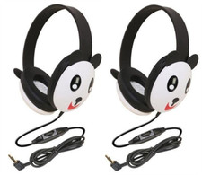 Pack of 2, Califone Kids Stereo and PC Headphone 2810-PA 