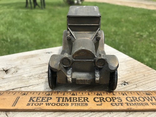 Vtg Brass Bronze 1915 Chevy Bank , The Citizens National Bank - Picture 2 of 6