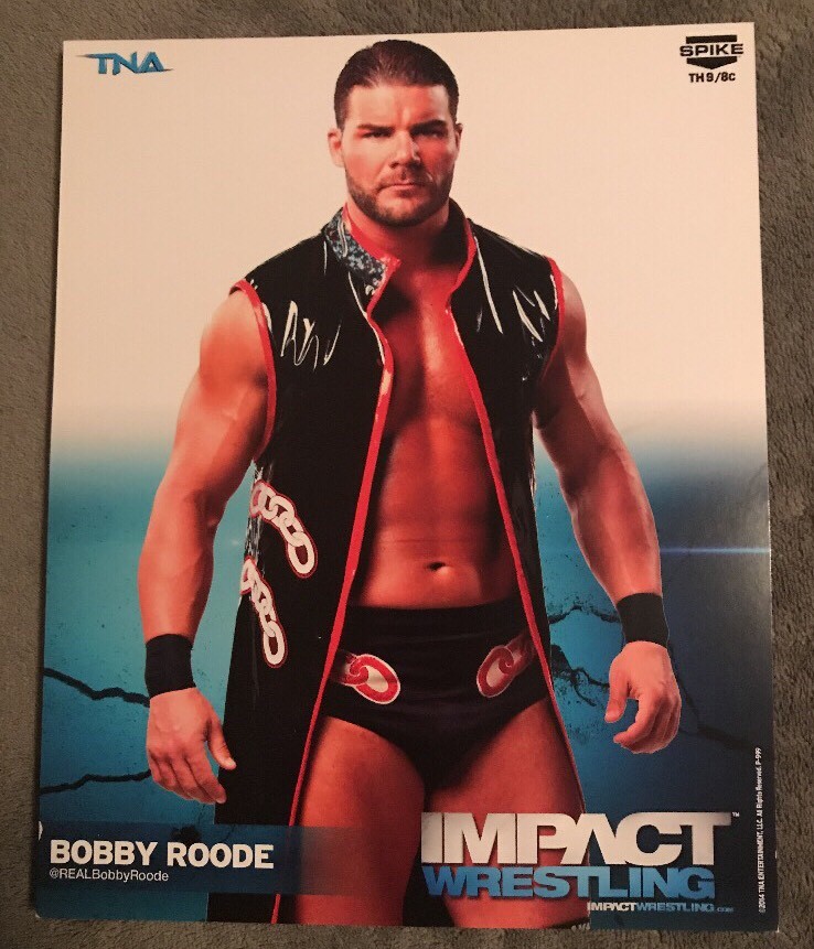 BOBBY ROODE TNA WRESTLING 8X10 PROMO PHOTO UN-SIGNED WWE ECW