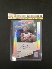 2020-21 Saben Lee Donruss Elite Pen Pals Auto Blue /99 RC Rookie Card Pistons