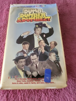 An Idiot s Delight Of Comedy Dumb Dumber And Dumbest VHS 1995 Rare *Ships Free*