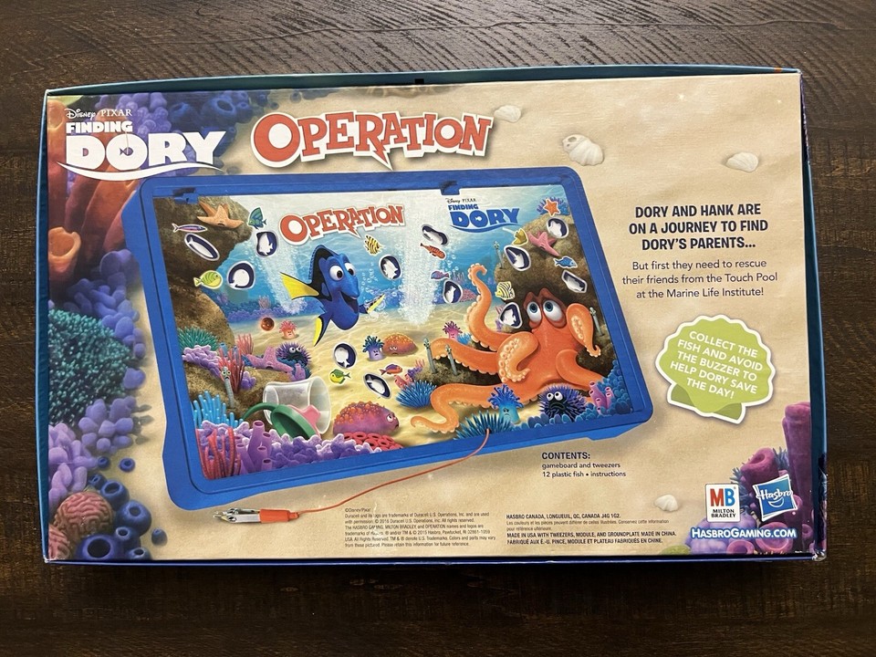 Disney Pixar Finding Dory Operation Board Game Excellent Condition | eBay