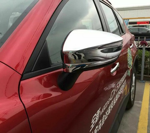 Fit For Mazda CX-5 2015-16 ABS Triple Chrome Car Side Rearview Mirror Cover Trim - Picture 2 of 8