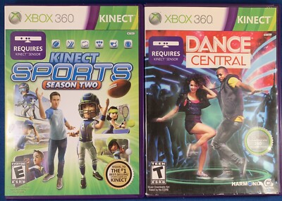 Kinect Sports Season Two & Dance Central Xbox 360