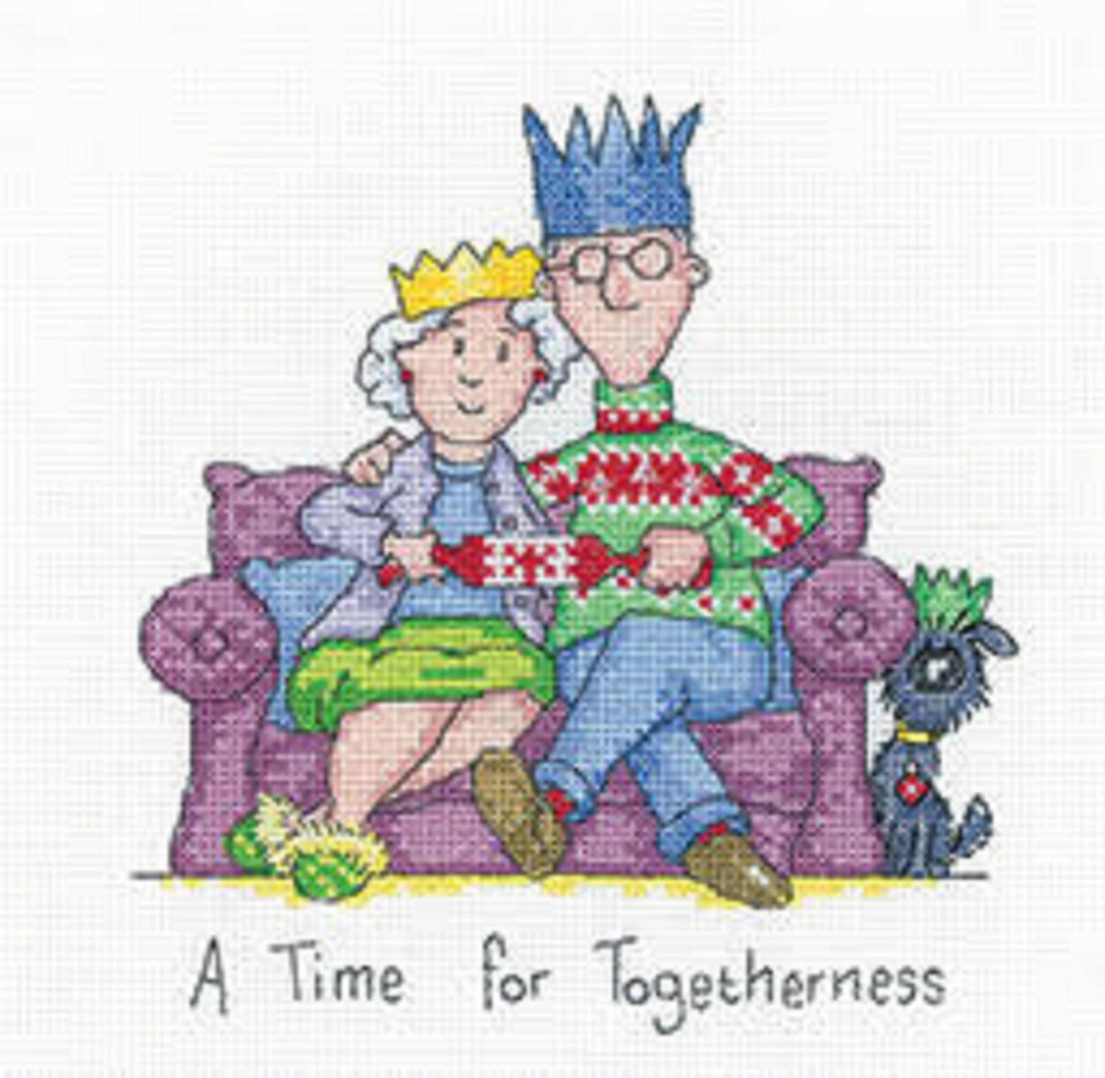 Heritage Crafts Togetherness - Golden Years Counted Cross Stitch Kit