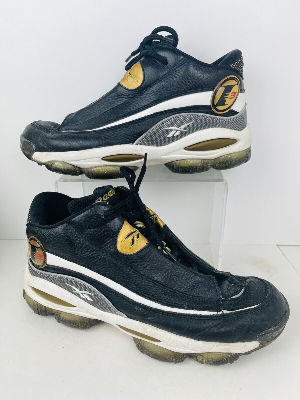 Reebok DMX 10th Anniversary Allen Blk/Gold Men Sz 12 READ Pls | eBay