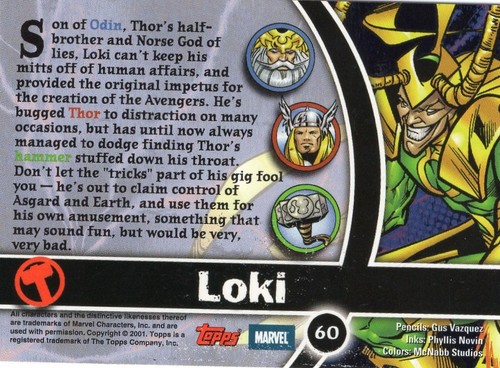 Topps 2001 Marvel Legends Cards, Regular and Foil, Single Cards, You Pick! - Picture 109 of 123