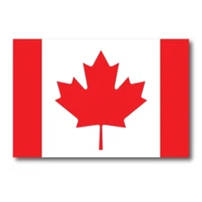 Canadian Flag Car Magnet Decal - Maple Leaf 4 x 6 Heavy Duty for Car Truck SUV